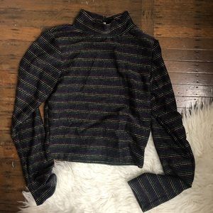 Dolls kill one by one glitter turtle neck